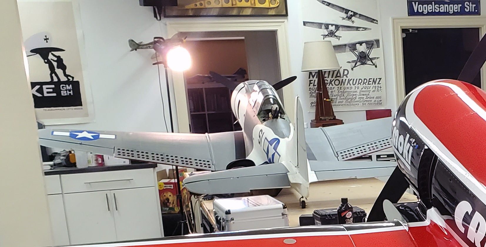 Our SBD Dauntless is almost ready for maiden!