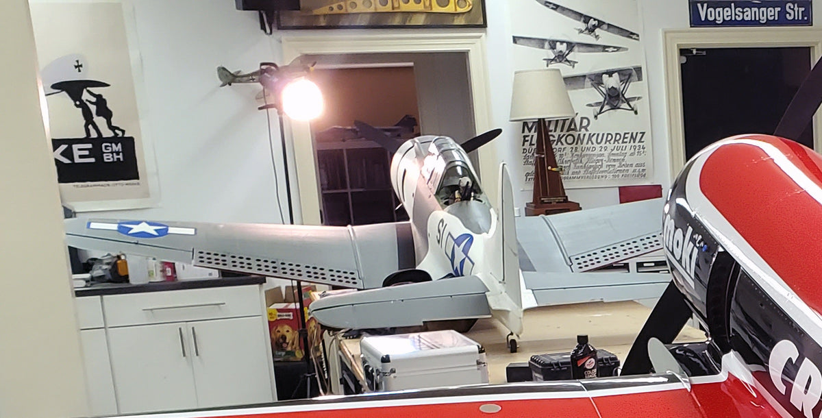 Our SBD Dauntless is almost ready for maiden!