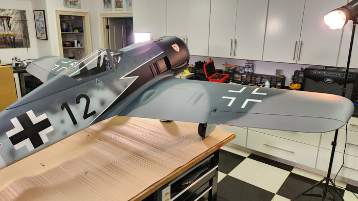 Airworld Focke Wulf FW-190A 2.84m 1:3.7 scale, ready for engine and maiden