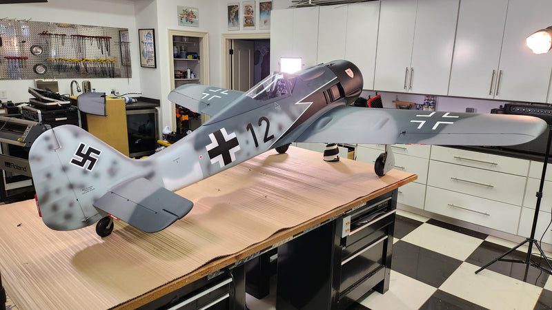 Airworld Focke Wulf FW-190A 2.84m 1:3.7 scale, ready for engine and maiden - I can install your S300