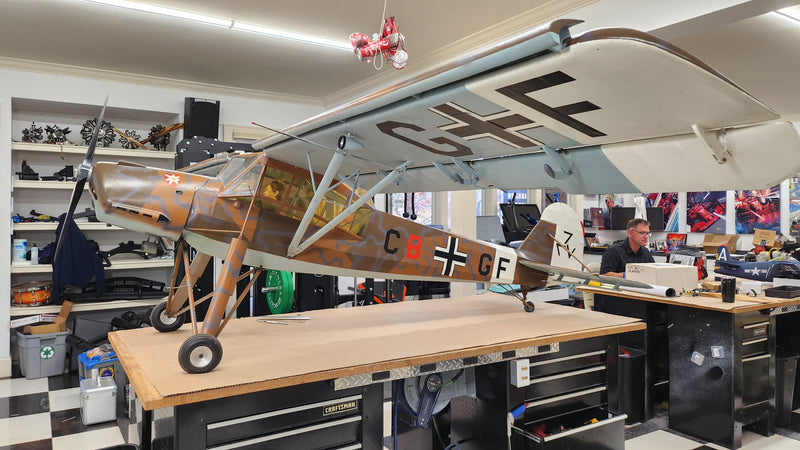 Fieseler Storch 1:3 Stainless Steel tubing construction