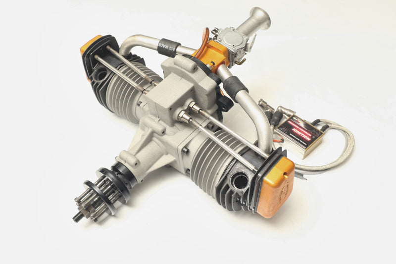 Valach by Fiala VM 210 B2-4T - Dr G's personal engine - gold covers