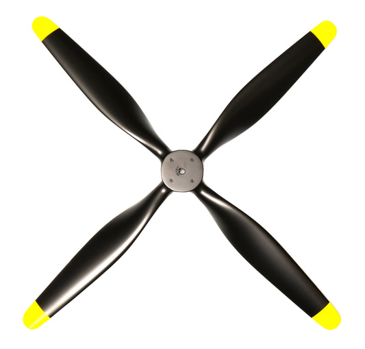 4 Blade Scale Warbird propellers by Fiala with Hamilton Style Decals - 4stroke only