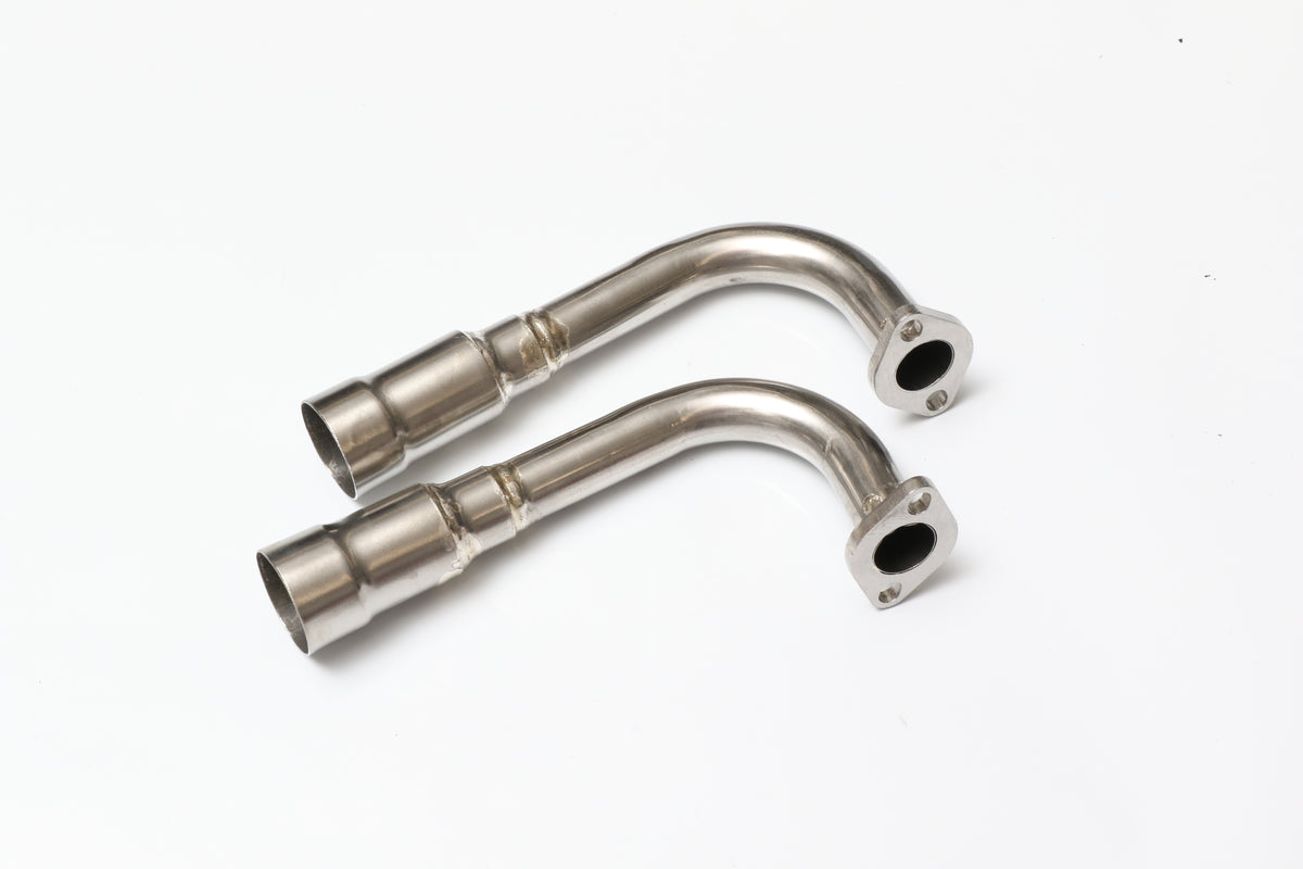 Fiala FM 85 B2 premade Exhaust Headers SET - flanged for flextube