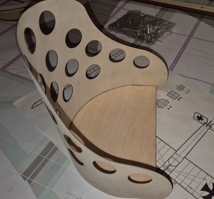 Fun Modellbau Fokker E III Scale model kit in 1/3 scale