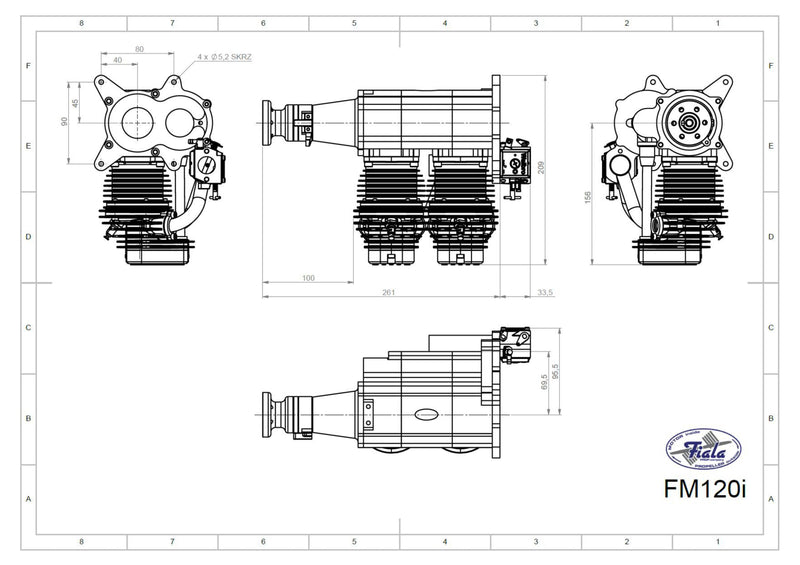 Valach by Fiala VM 120 I2-4T Inline Short