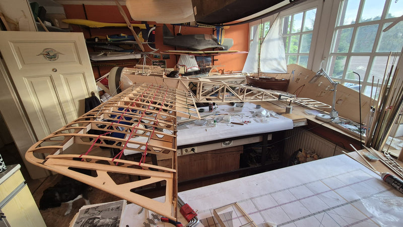 Fun Modellbau Fokker E III Scale model kit in 1/3 scale