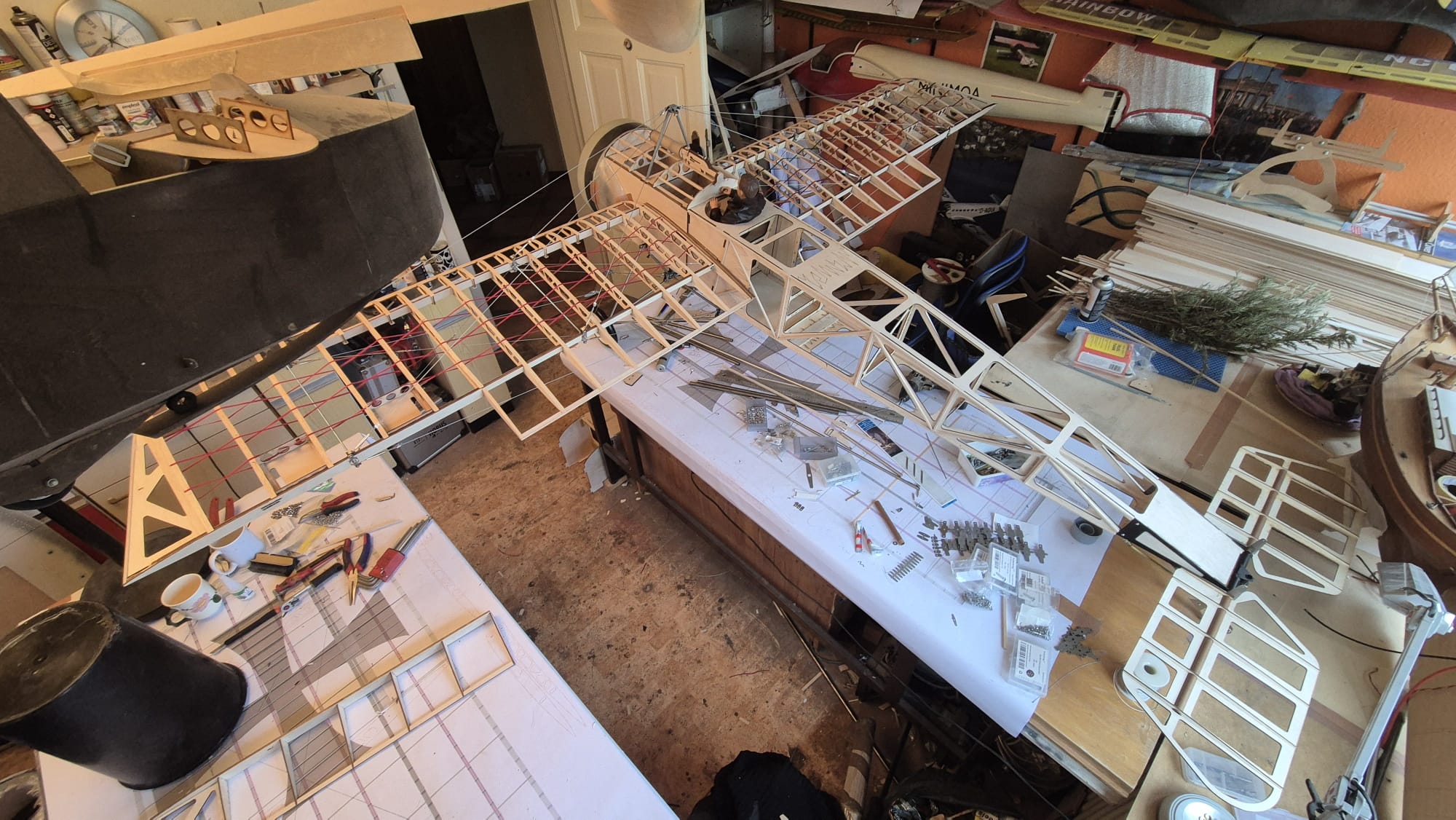 Fun Modellbau Fokker E III Scale model kit in 1/3 scale