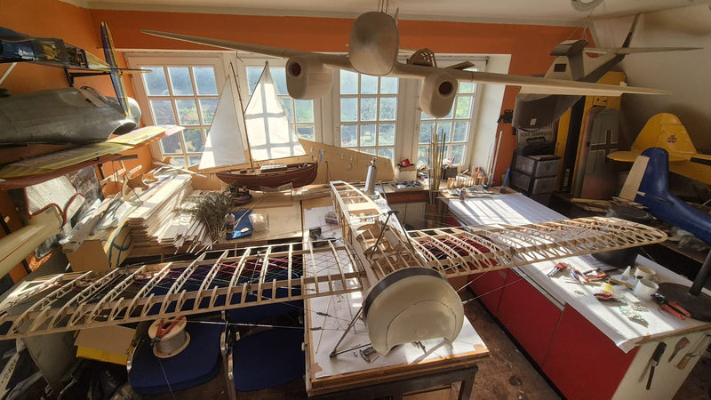 Fun Modellbau Fokker E III Scale model kit in 1/3 scale