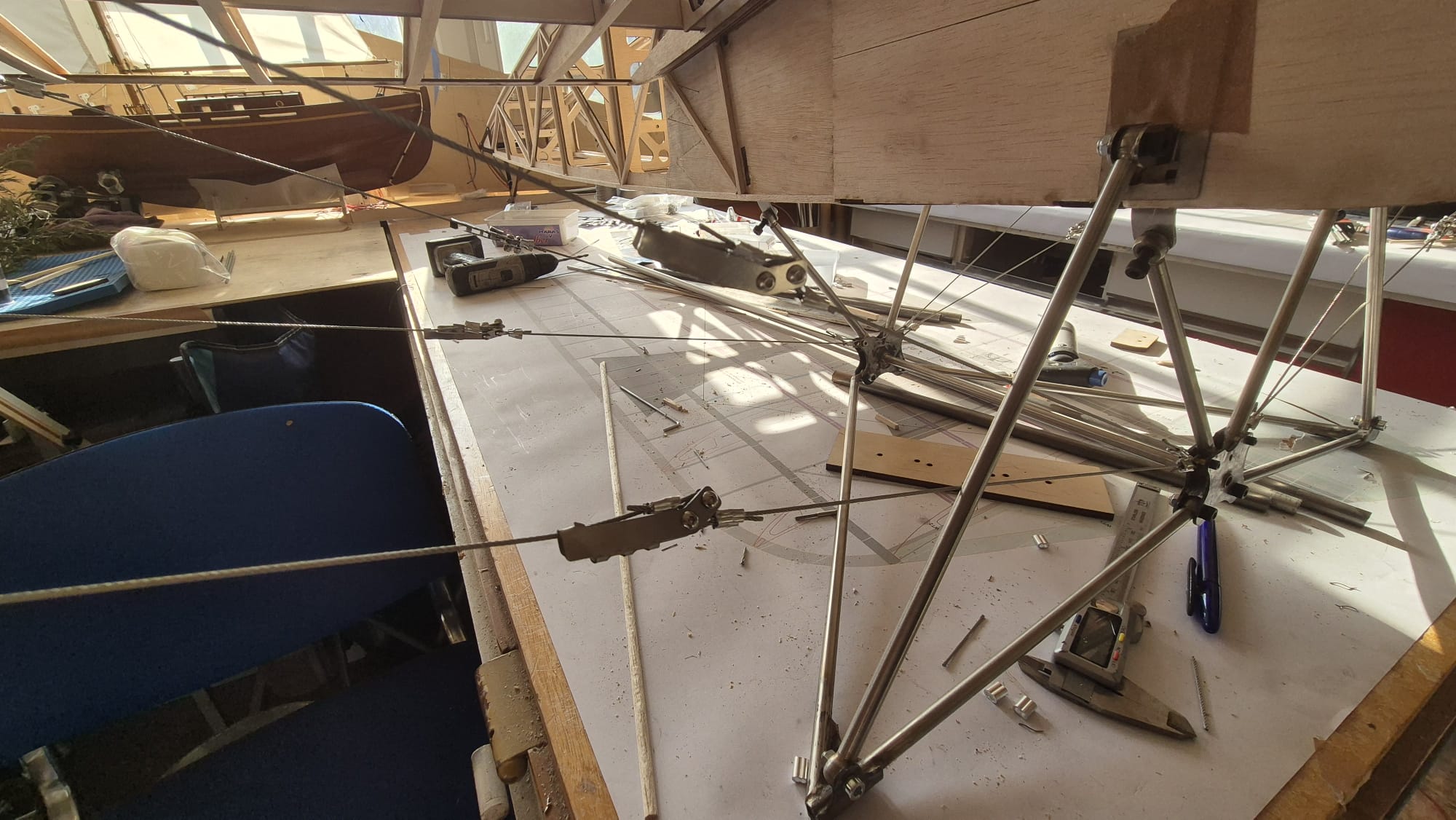 Fun Modellbau Fokker E III Scale model kit in 1/3 scale