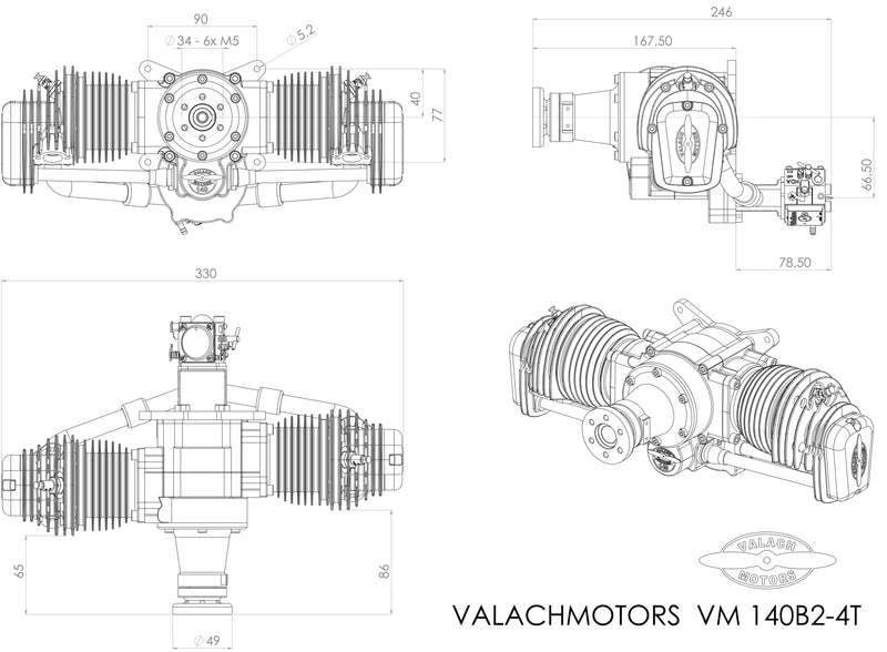 Valach by Fiala VM 140 B2-4T