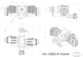 Load image into Gallery viewer, Fiala FM 120 B2-4T with Starter
