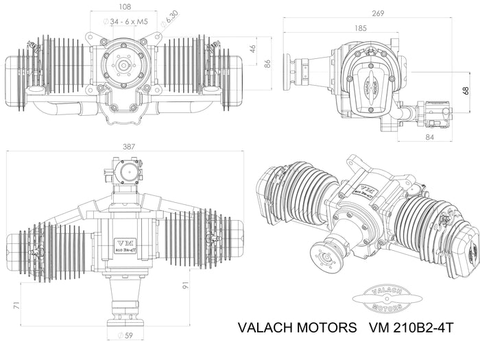 Valach by Fiala VM 210 B2-4T