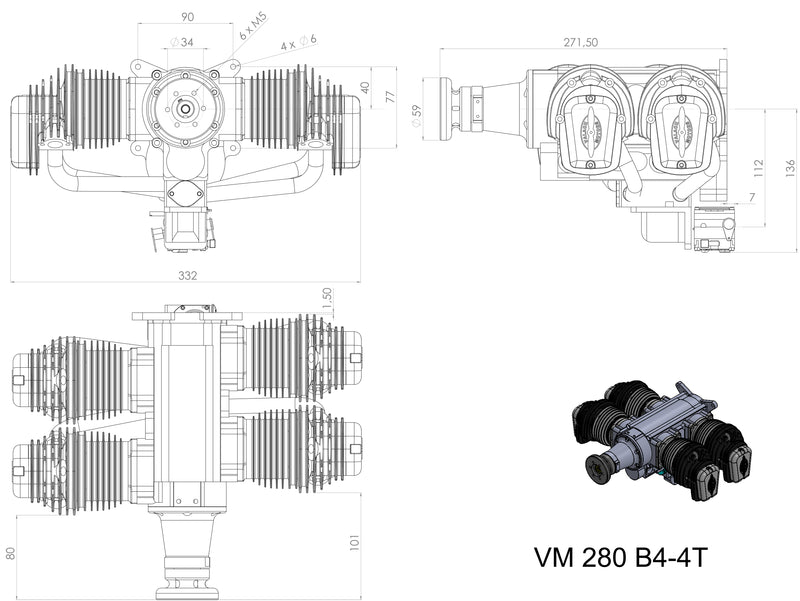 Valach by Fiala VM 280 B4-4T