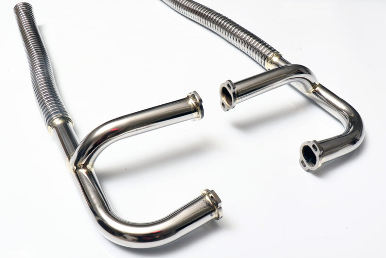 Fiala FM 280 B4 premade Exhaust Header with Flextube