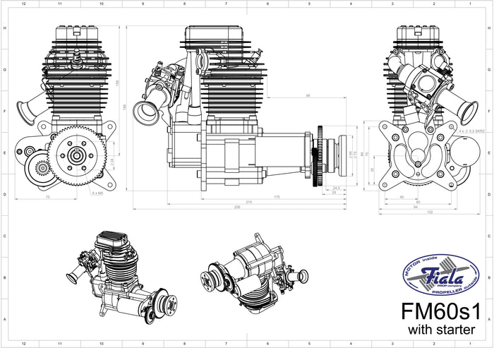 Valach by Fiala VM 60 S1-4T with Starter