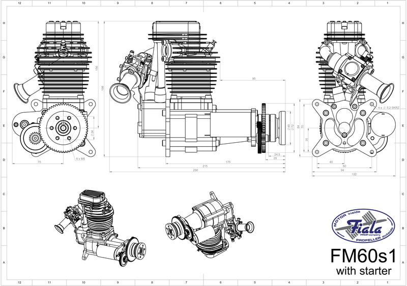 Valach by Fiala VM 60 S1-4T with Starter