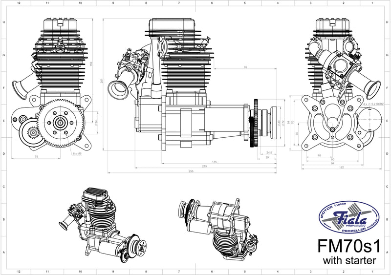 Valach by Fiala VM 70 S1-4T with Starter