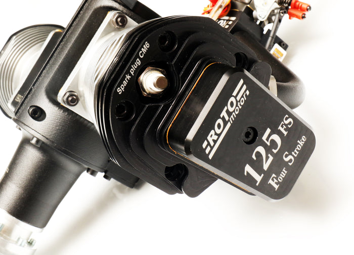 ROTOmotor 125 FS with preinstalled Savex throttle servo