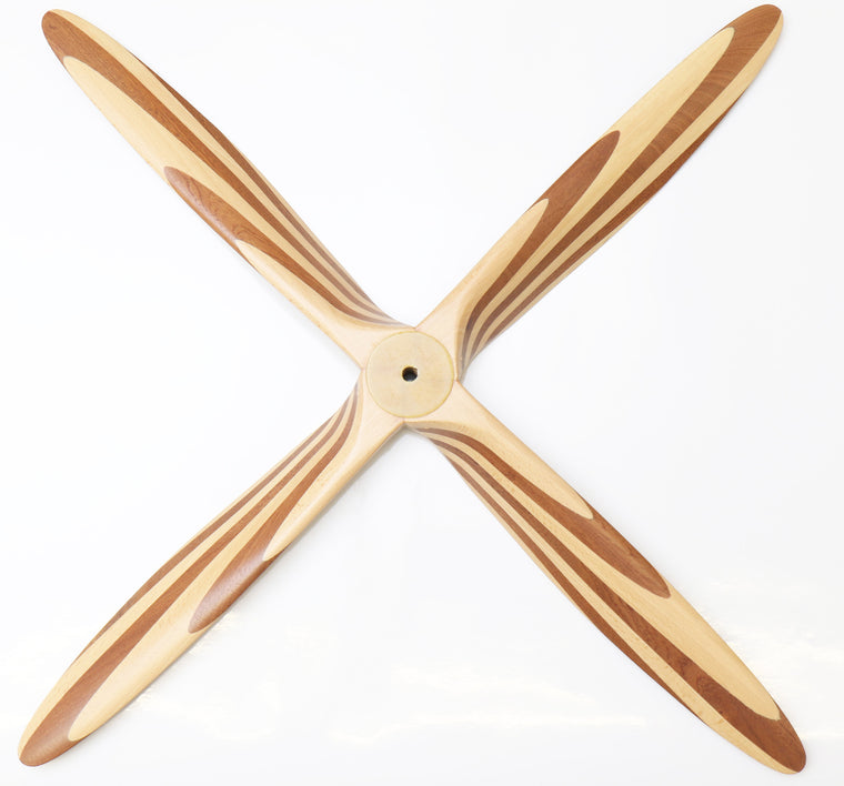SEP Propellers - 4 Blade Beech/Sipo Laminated Scale Blade 30 x 22