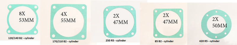 Fiala Cylinder Foot Gaskets