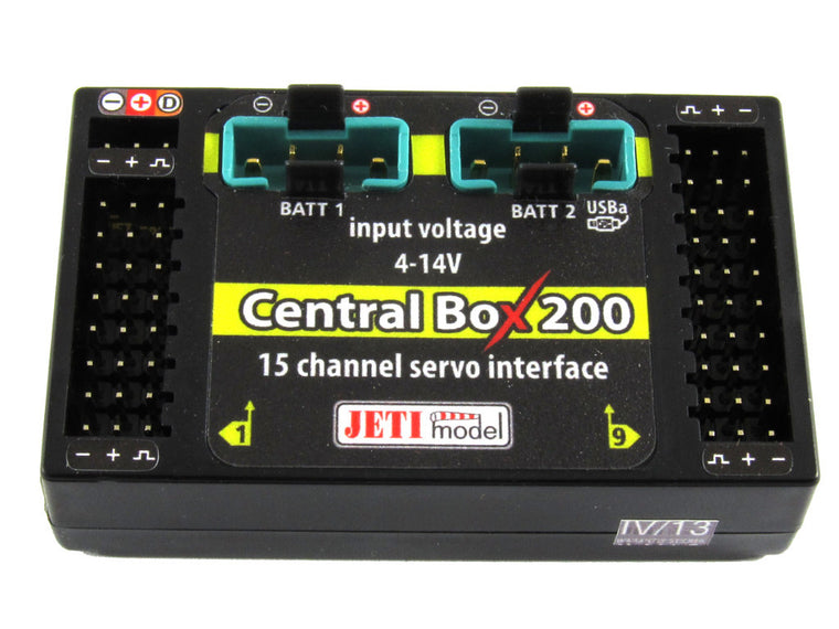 Jeti Central Box 200 Power Distribution Unit w/Magnetic Switch