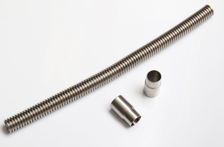 Kolm Exhaust Flextube with Coupler Set for two cylinders
