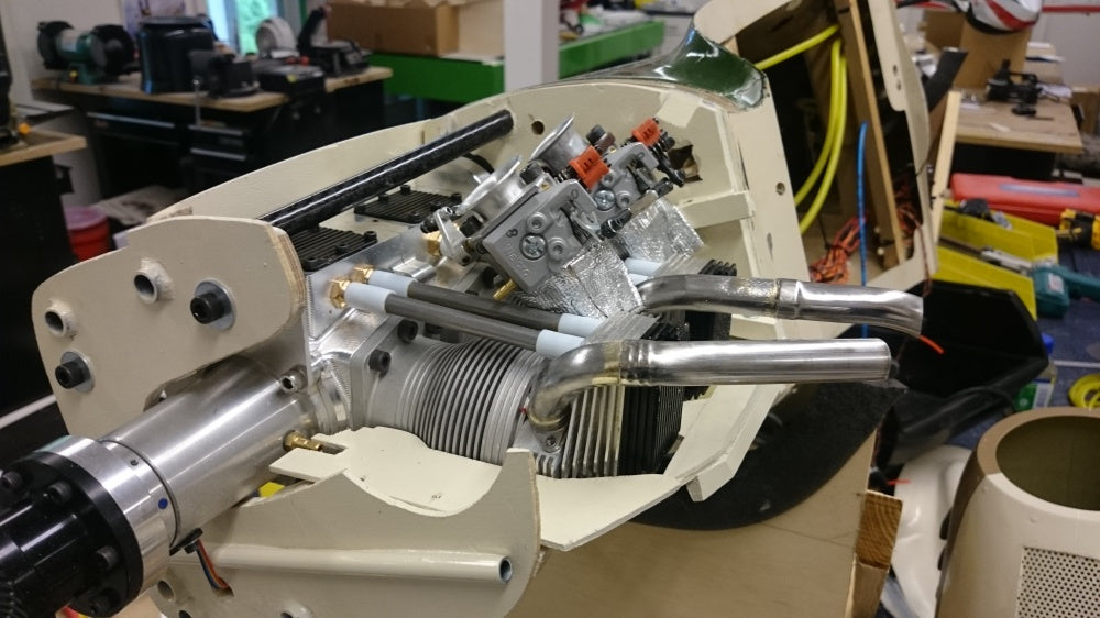 Kolm inline motor front mount plate
