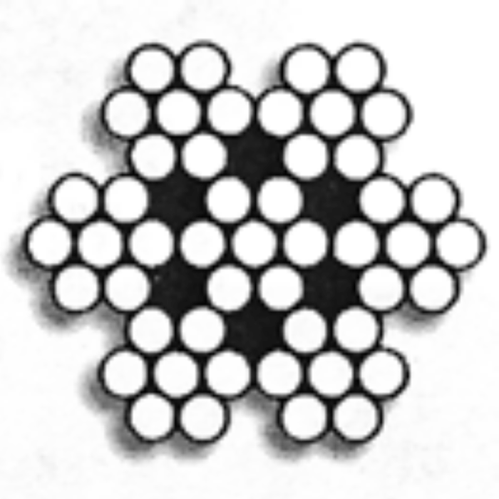 Cable Stainless Steel 7x7 - superior quality, sold per foot