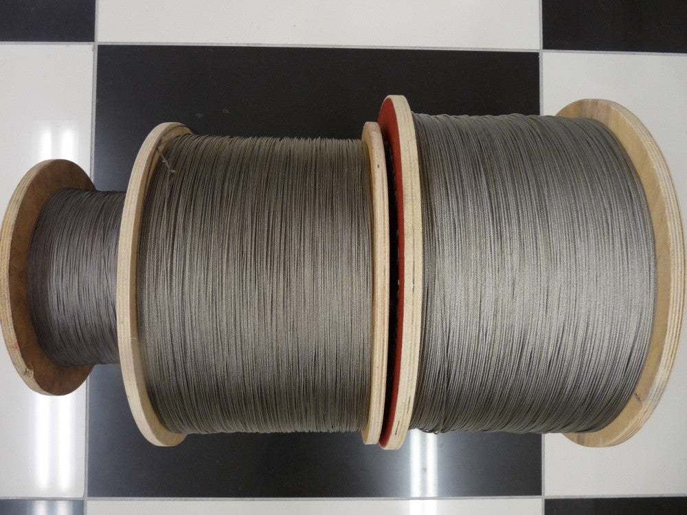 Cable Stainless Steel 7x7 - superior quality, sold per foot